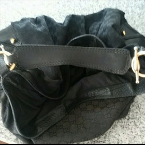 🔥SALE🔥💯Auth Gucci Jockey hobo bag. - Picture 3 of 16